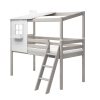 New FLEXA Halfhoogslaper M. 1/2 Classic-Huis White/Grey Washed Pine