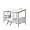 Online FLEXA Eenpersoonsbed Met Classic-Huis White/Grey Washed Pine